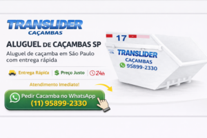 aluguel de cacamba Vila da Saúde SP Translider Cacambas aluguel de cacamba Vila da Saúde SP Translider Cacambas