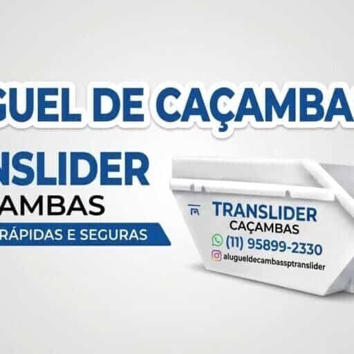 Aluguel de Caçamba SP Translider Caçambas| Atendemos 24H (11) 95899-2330 Whatsapp
